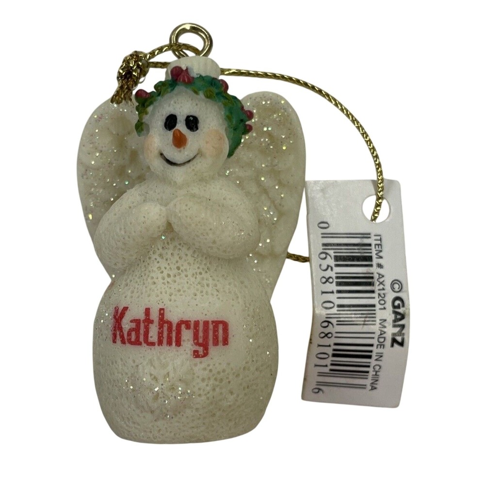 Ganz Kathryn Snowman‎ Angel Christmas Ornament